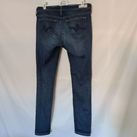AG Adriano Goldschmied Destroyed‎ Legging Ankle Super Skinny Jeans sz 28 - Picture 4 of 6